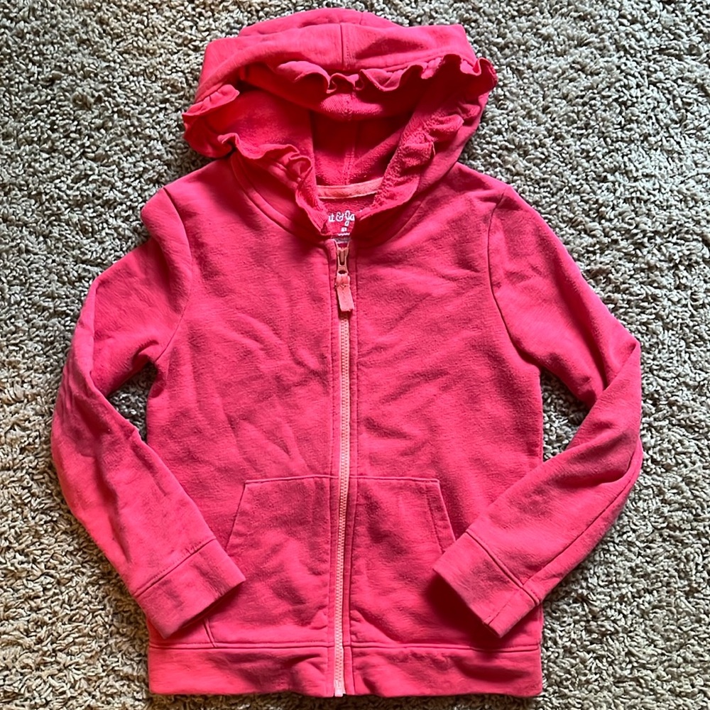 Cat & Jack zip-up hooded sweatshirt
